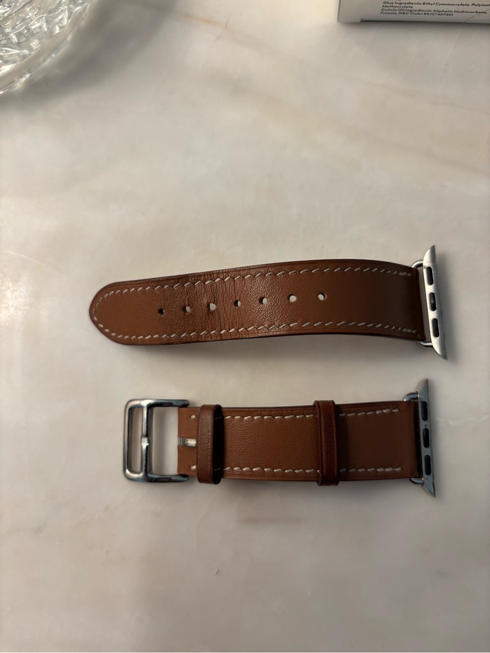 Macaroon Leather Watch Band 40mm